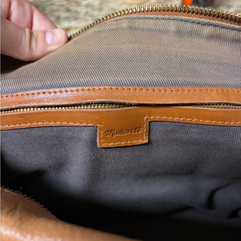 Madewell Zip-Top Caryall Bag with Strap - Picture 6 of 6